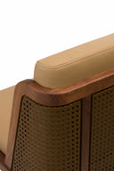 Throne Dining Chair with Rattan