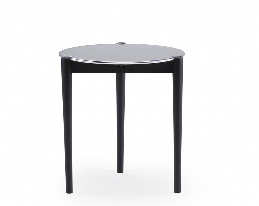 Sidekicks Occasional Table with Polished Aluminum Top