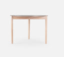 Sidekicks Small Dining Table with Polished Aluminum Top