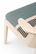 Twenty-Five Dining Chair with Manta Gil Upholstery