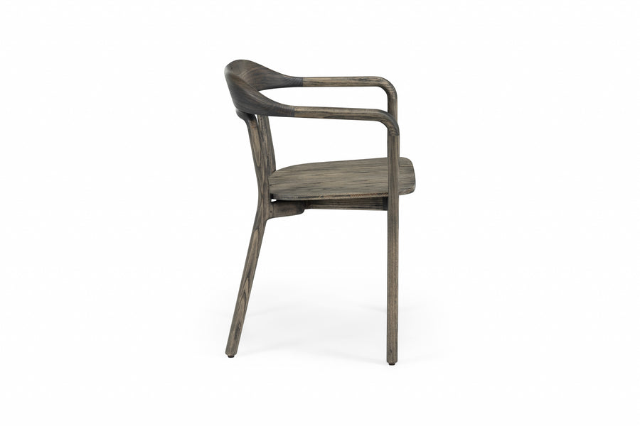 Duet Chair with Wood Seat
