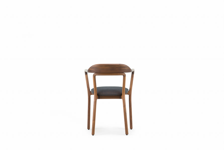 Duet Chair with Upholstered Seat