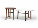Trio Round Coffee Table with Marble Top