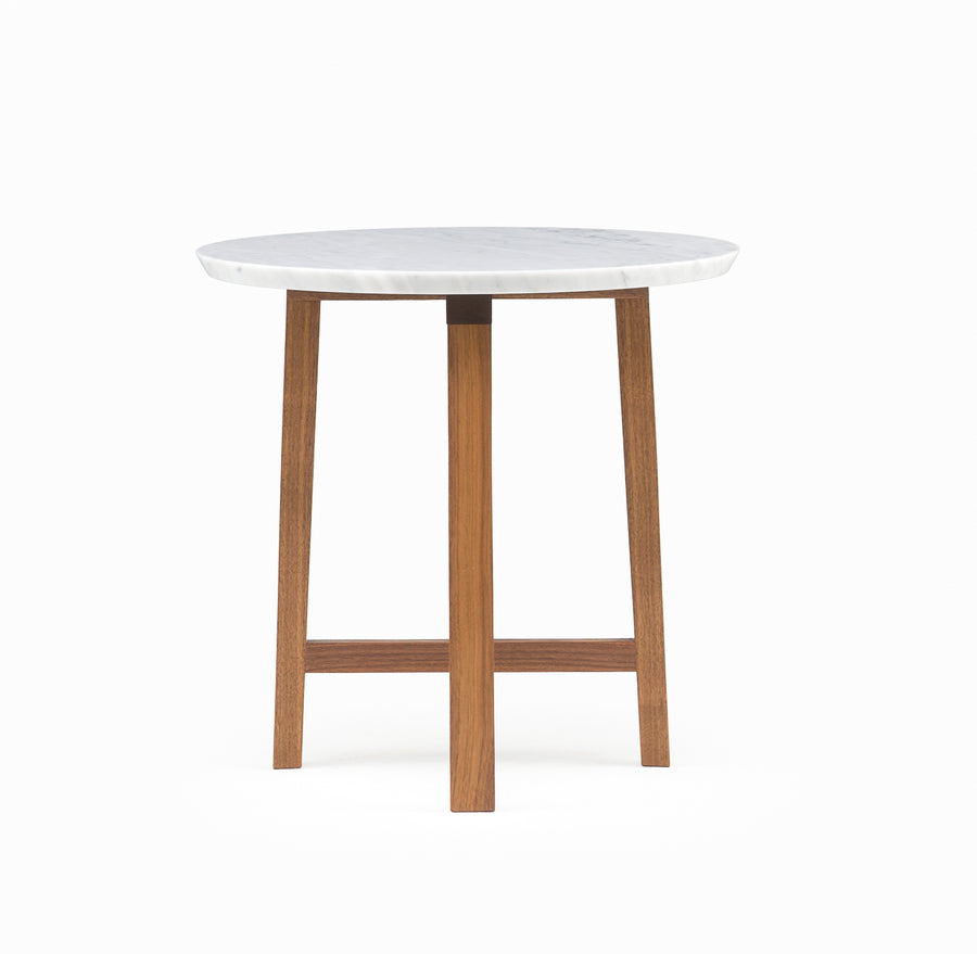 Trio Side Table with Marble Top