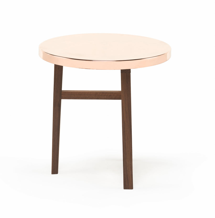 Trio Side Table with Copper Top