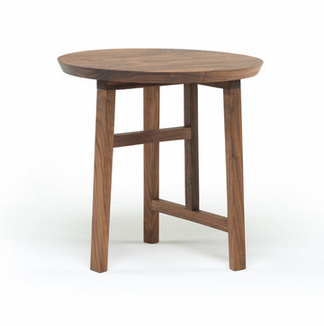 Trio Side Table with Wood Top