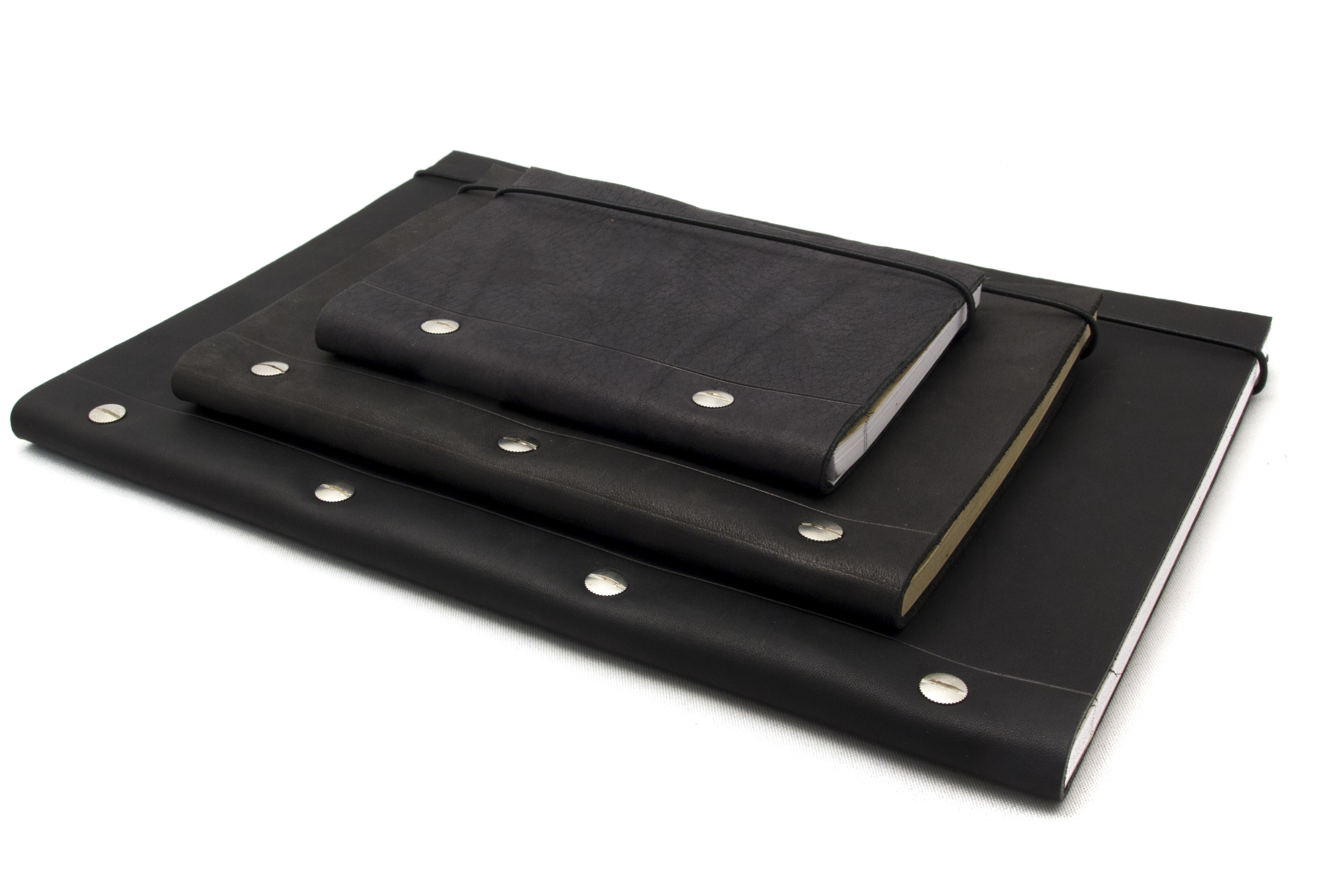 Large Leather Notebook in Black – Hammer And Spear
