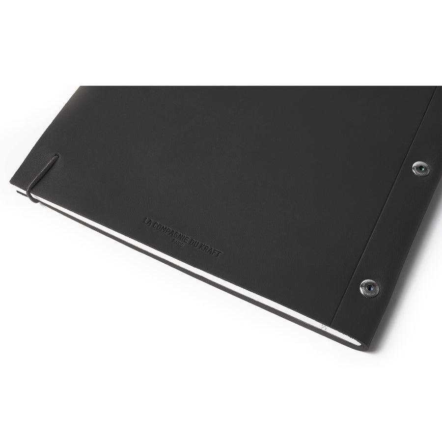 Large Leather Notebook in Black – Hammer And Spear