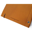 Medium Leather Notebook in Gold