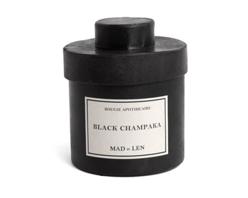 Mad et Len Candle - Black Champaka