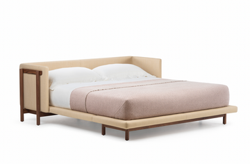 Frame Bed with Arms