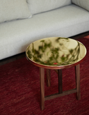 Trio Side Table with Brass Top