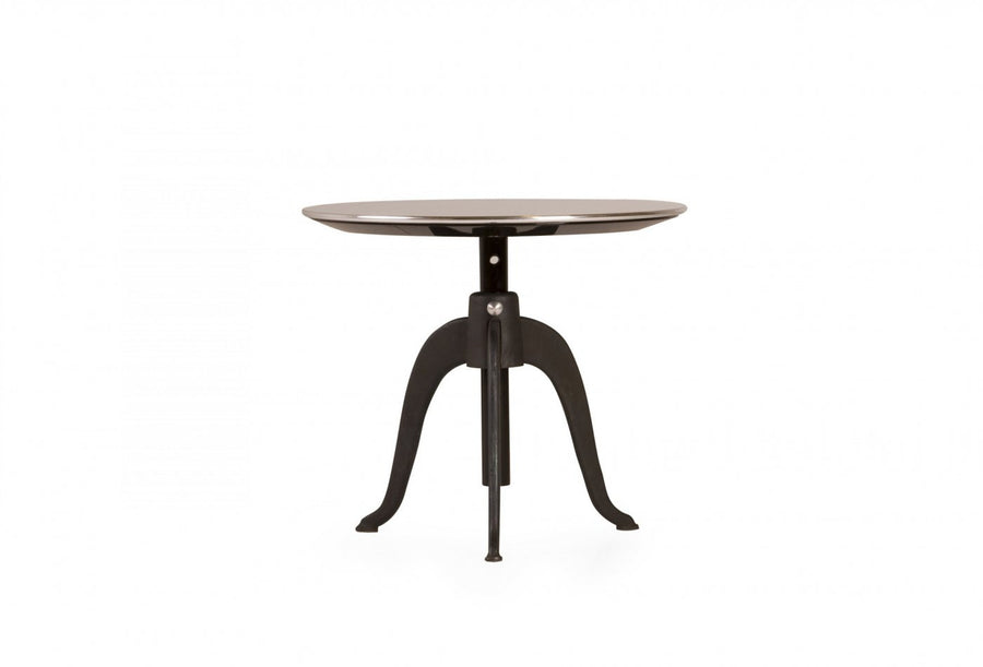 Sidekicks Height Adjustable Table with Polished Aluminum Top