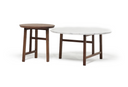 Trio Side Table with Wood Top
