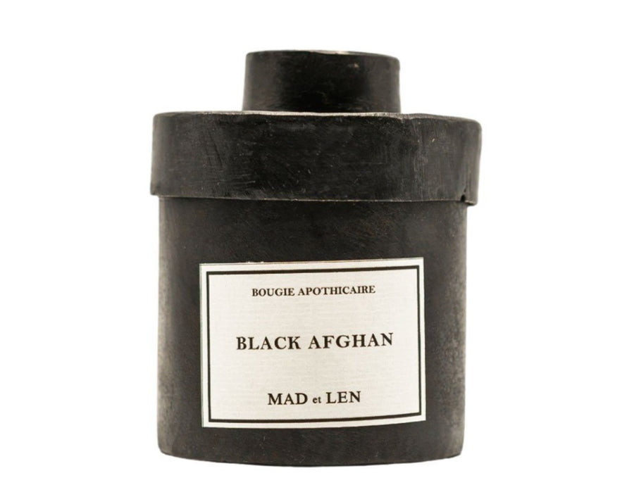 Mad et Len Candle - Black Afghan