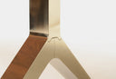 Overton Table with Brass Legs