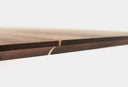 Overton Table with Brass Legs